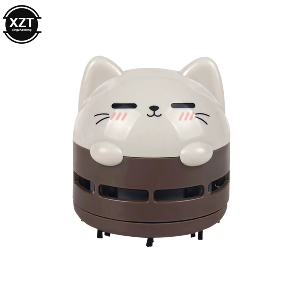 Cute Cartoon Animal Pattern Rechargeable Wireless Vacuum Cleaner Mini Car Vacuum Cleaner Handheld USB Desktop Vacuum Cleaner