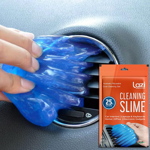 3.5 Oz/100 Gm Blue Multipurpose Scented Reusable Automotive Car Interior Dust Cleaner Cleaning Gel Putty Slime Goop Detailing Kit Supplies for Car Accessories Laptop Keyboard Cleaner Cleaning Gel