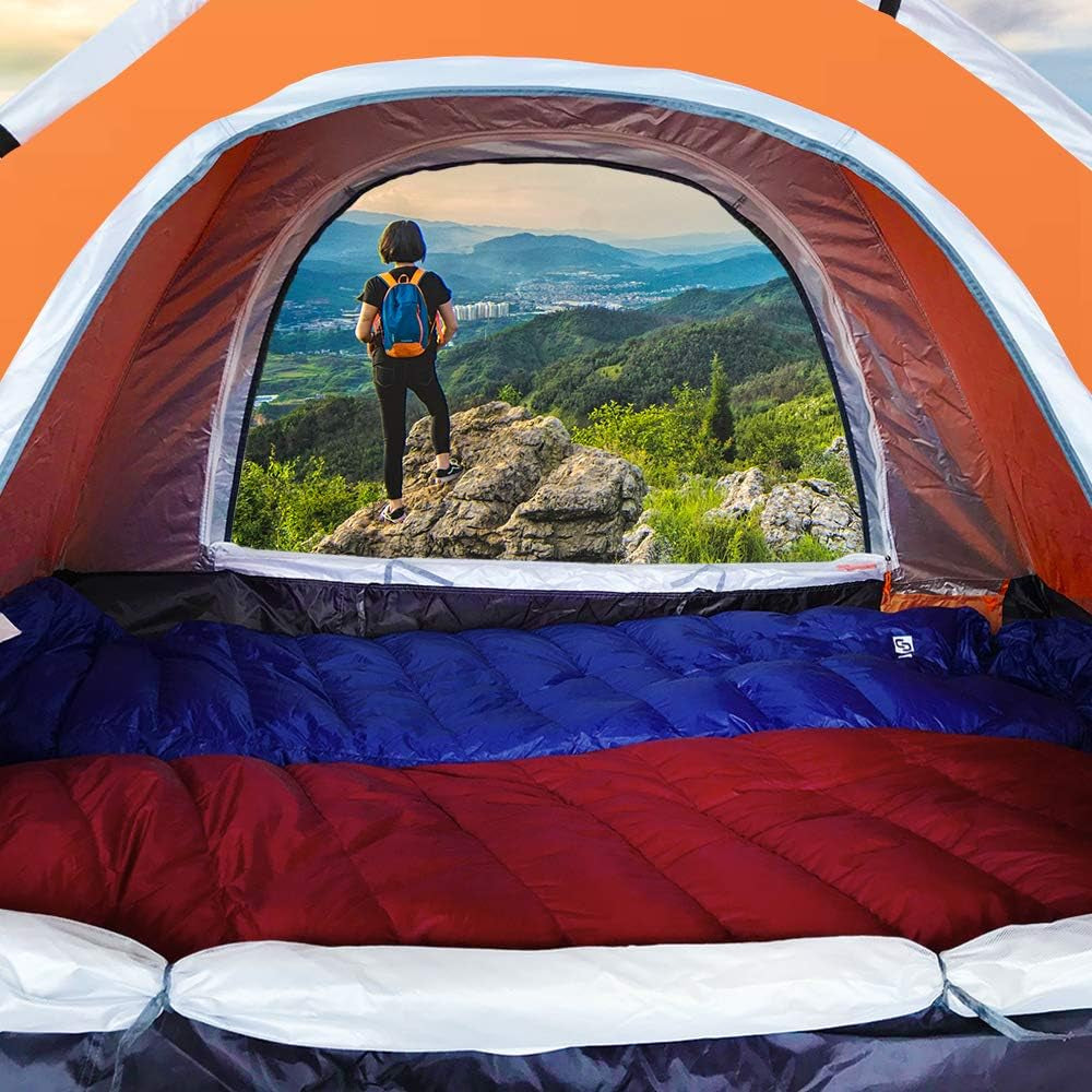 2/3 Person Lightweight Instant Pop up Indoor Outdoor Backyard Tent for Camping Backpacking