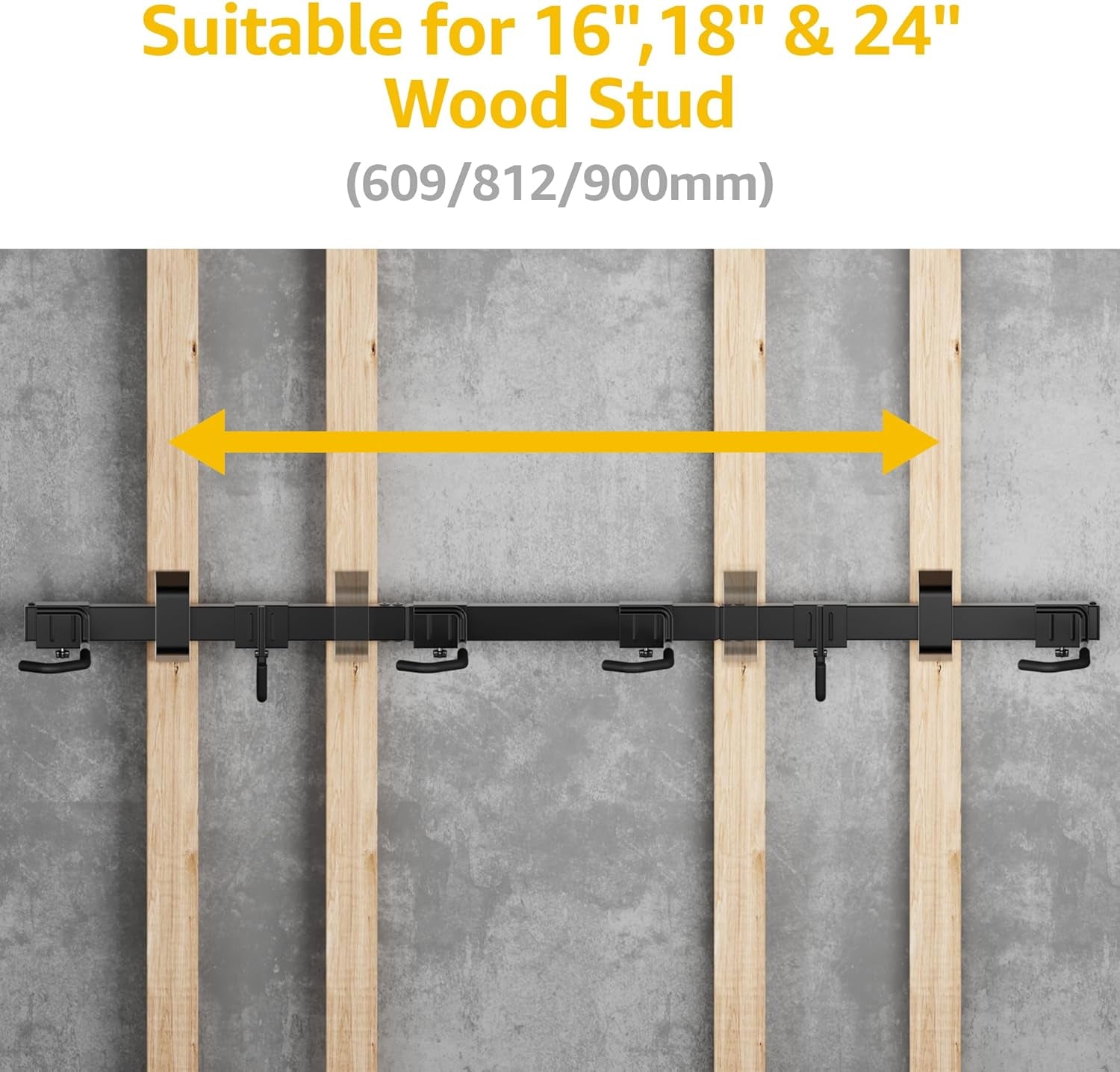 Enhanced Bike Storage Rack, Adjustable 4-Bike and 2-Helmet Hangers for Indoor Bike Storage, Customizable for Various Bike Sizes, Heavy-Duty Steel Bike Wall Mount, Max Load 265Lbs, 48-In