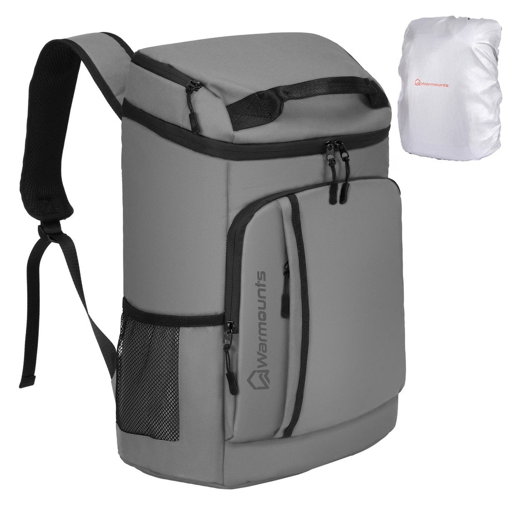 Backpack Cooler & Insulated Bag 2 in 1, 36 Cans W/ Insulating Cover, Upgraded Leakproof Soft Cooler Backpack 2 Compartment for Camping Hiking Picnic Beach