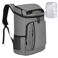 Backpack Cooler & Insulated Bag 2 in 1, 36 Cans W/ Insulating Cover, Upgraded Leakproof Soft Cooler Backpack 2 Compartment for Camping Hiking Picnic Beach
