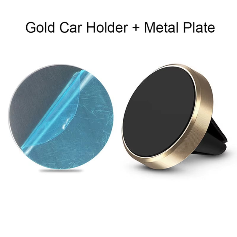Magnetic Car Phone Holder Mount Air Vent Smartphone Mobile Stand Bracket Cell GPS Support in Car for Iphone Xiaomi Mi Samsung LG