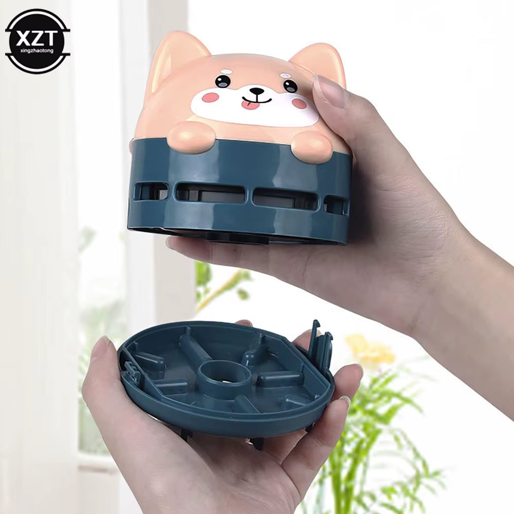 Cute Cartoon Animal Pattern Rechargeable Wireless Vacuum Cleaner Mini Car Vacuum Cleaner Handheld USB Desktop Vacuum Cleaner