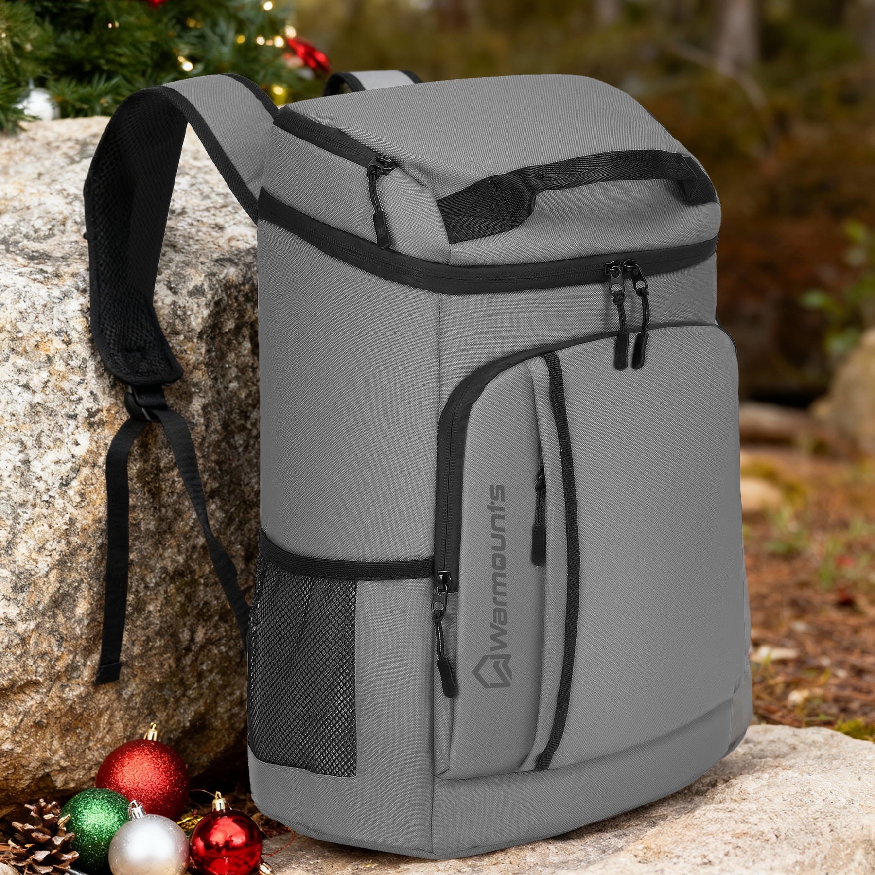 Backpack Cooler & Insulated Bag 2 in 1, 36 Cans W/ Insulating Cover, Upgraded Leakproof Soft Cooler Backpack 2 Compartment for Camping Hiking Picnic Beach