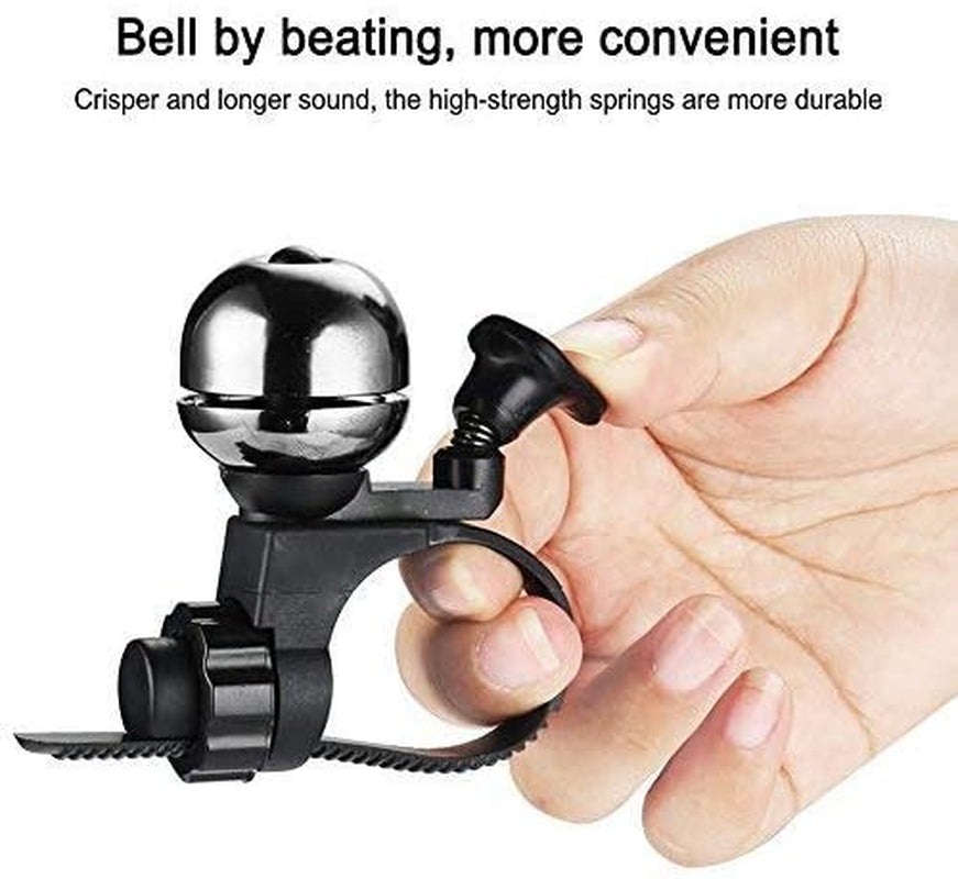 Classic Bike Bell, Adjustable Bicycle Bell Fits Any Bike Handlebar, Universal Bike Bell Loud Crisp Clear Sound Bike Bell for Adults Kids Bike