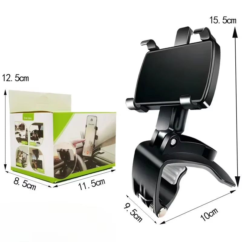 Car Phone Holder Stand Universal Dashboard Car Clip Mount GPS Cell Mobile Phone Support in Car Bracket for Iphone Samsung Xiaomi