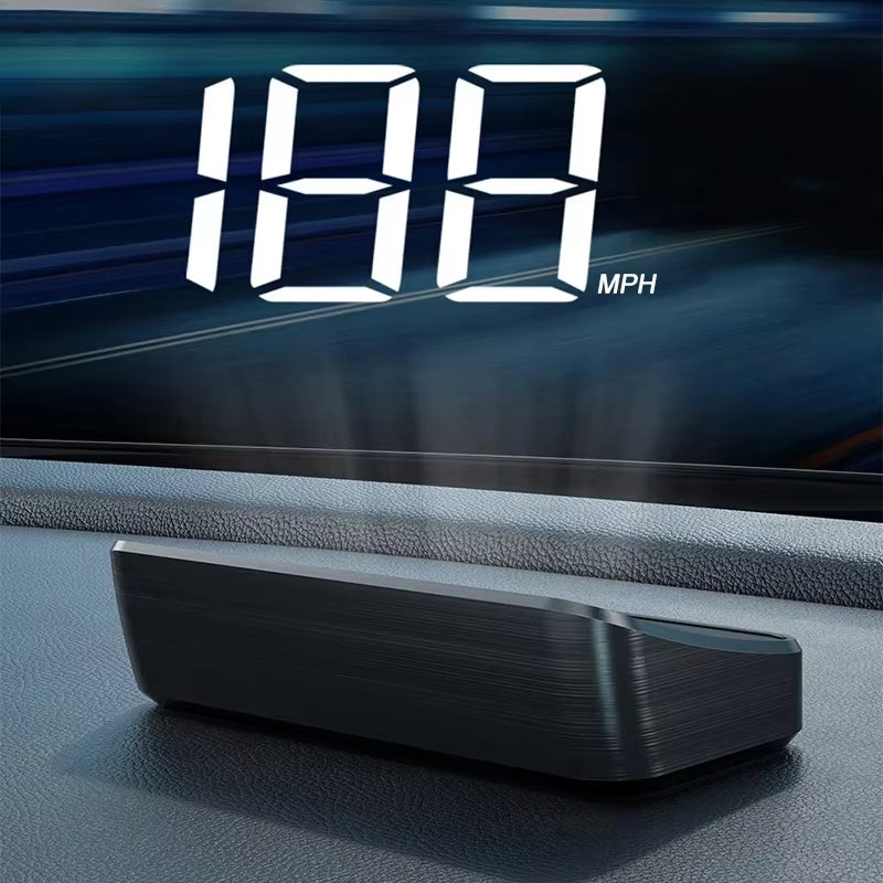 Car Speedometer HUD Head up Display Digital Speed Meter Windshield Projector Vehicles Truck Auto Electronics Accessories