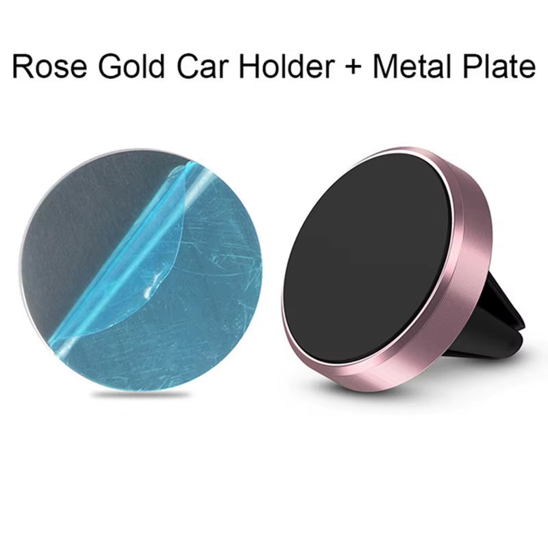 Magnetic Car Phone Holder Mount Air Vent Smartphone Mobile Stand Bracket Cell GPS Support in Car for Iphone Xiaomi Mi Samsung LG