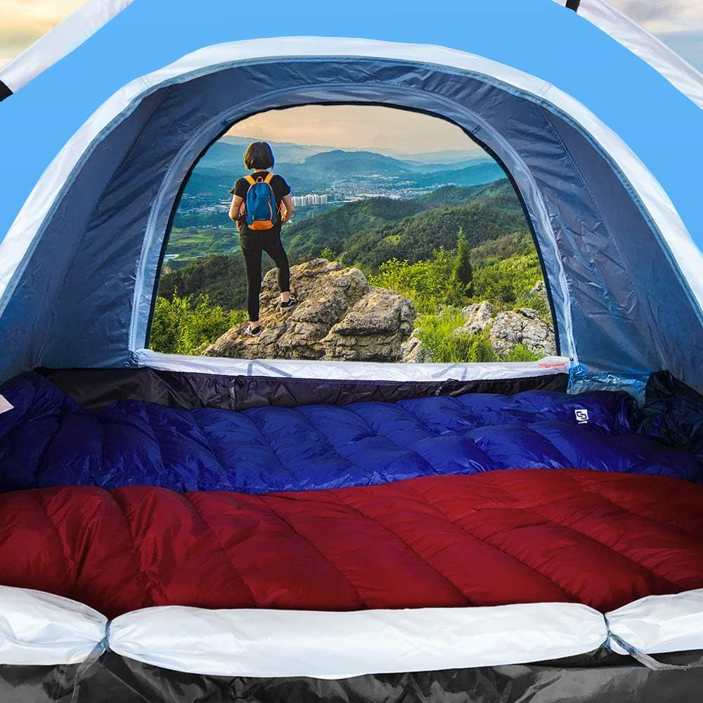 2/3 Person Lightweight Instant Pop up Indoor Outdoor Backyard Tent for Camping Backpacking