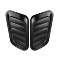 2PCS Car Hood Tuning Decoration Stickers Universal Air Intake Auto Hood Scoop Bonnet Vent Cover Carbon Fiber Decoration Styling